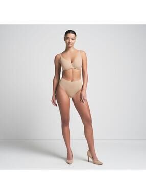 SKIMS Unlined Full Coverage Bra Clay 34D NWT
